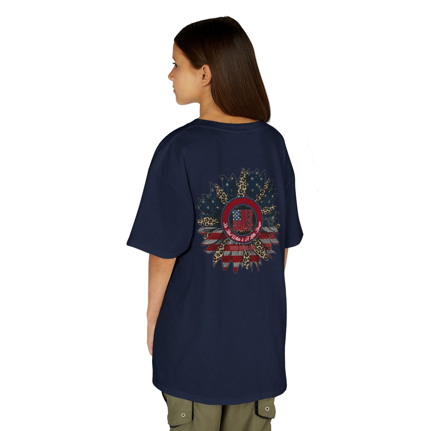 Kids Heavy Cotton™ Never Waver  Be Red White and- A Little Bougie Stylish, Comfortable Everyday Wear