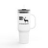 Insulated Travel Mug — "Never Waver Best Buckin' Dad Ever" 40oz