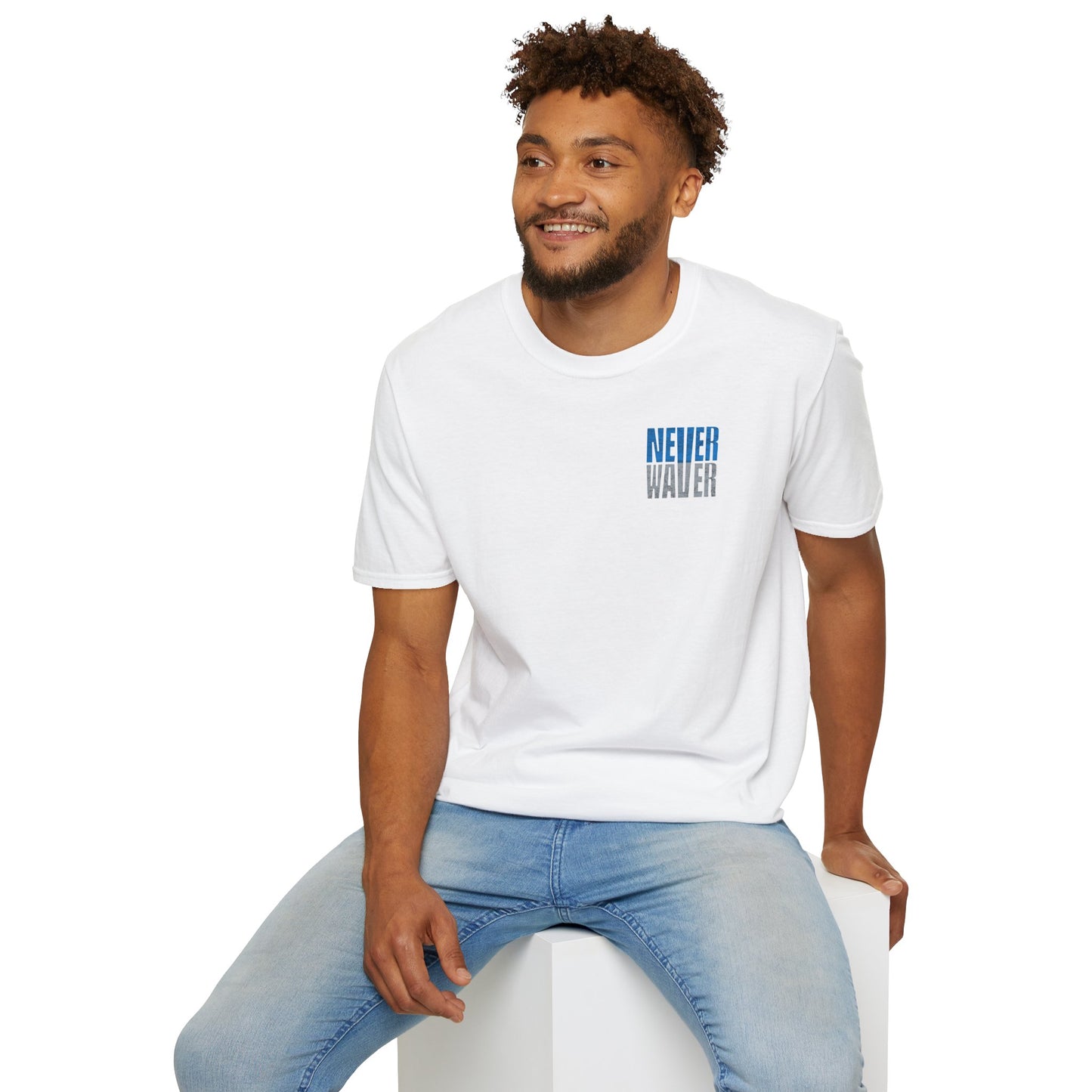 Detroit Fans Never Waver Unisex Softstyle T-Shirt