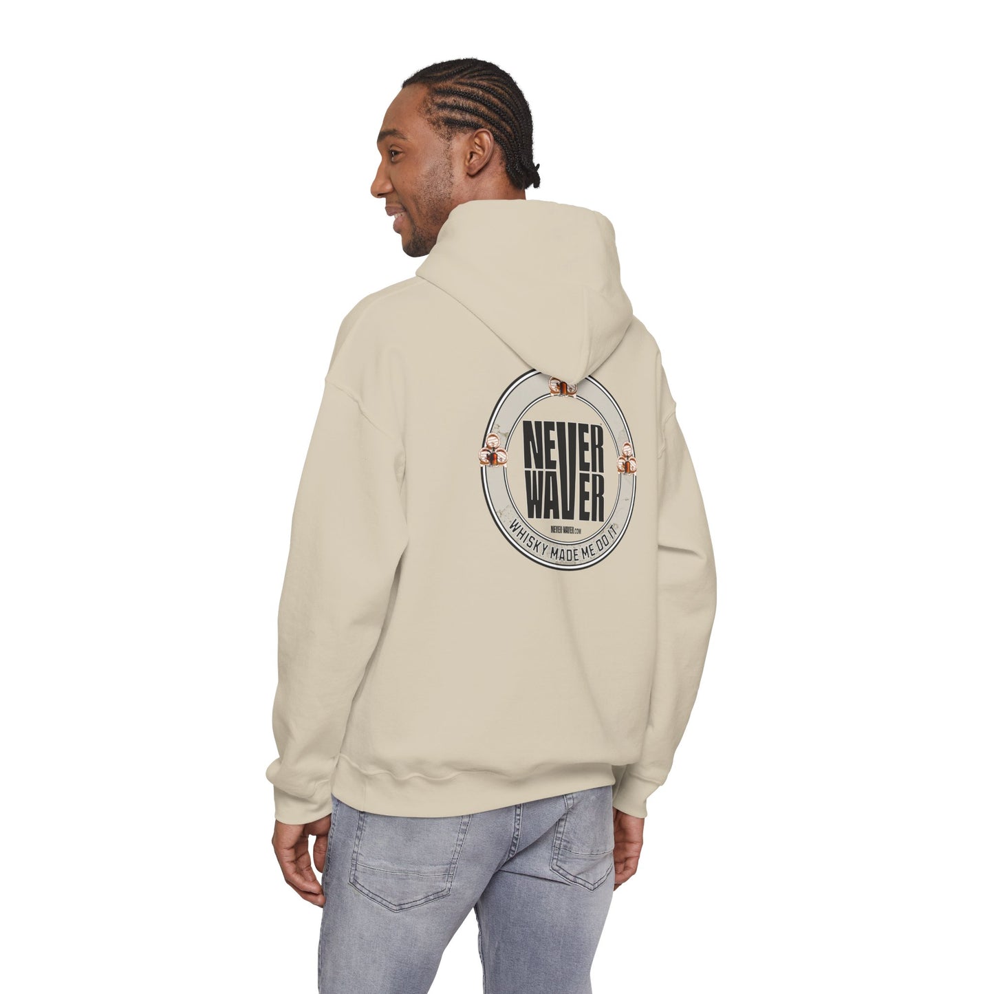 "Never Waver - Whiskey Made me do it?" Eco-Friendly Unisex Hoodie