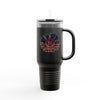 Never Waver Be Red Withe And A Little Bougie  Insulated Travel Mug, 40oz