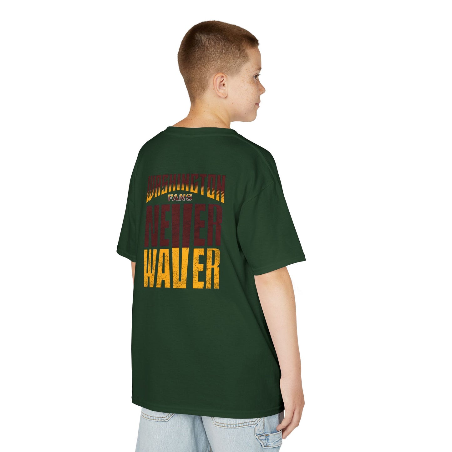 Washington Fans Never Waver Kids Heavy Cotton™ Tee