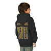 New Orleans Fans Never Waver Youth Heavy Blend Hooded Sweatshirt