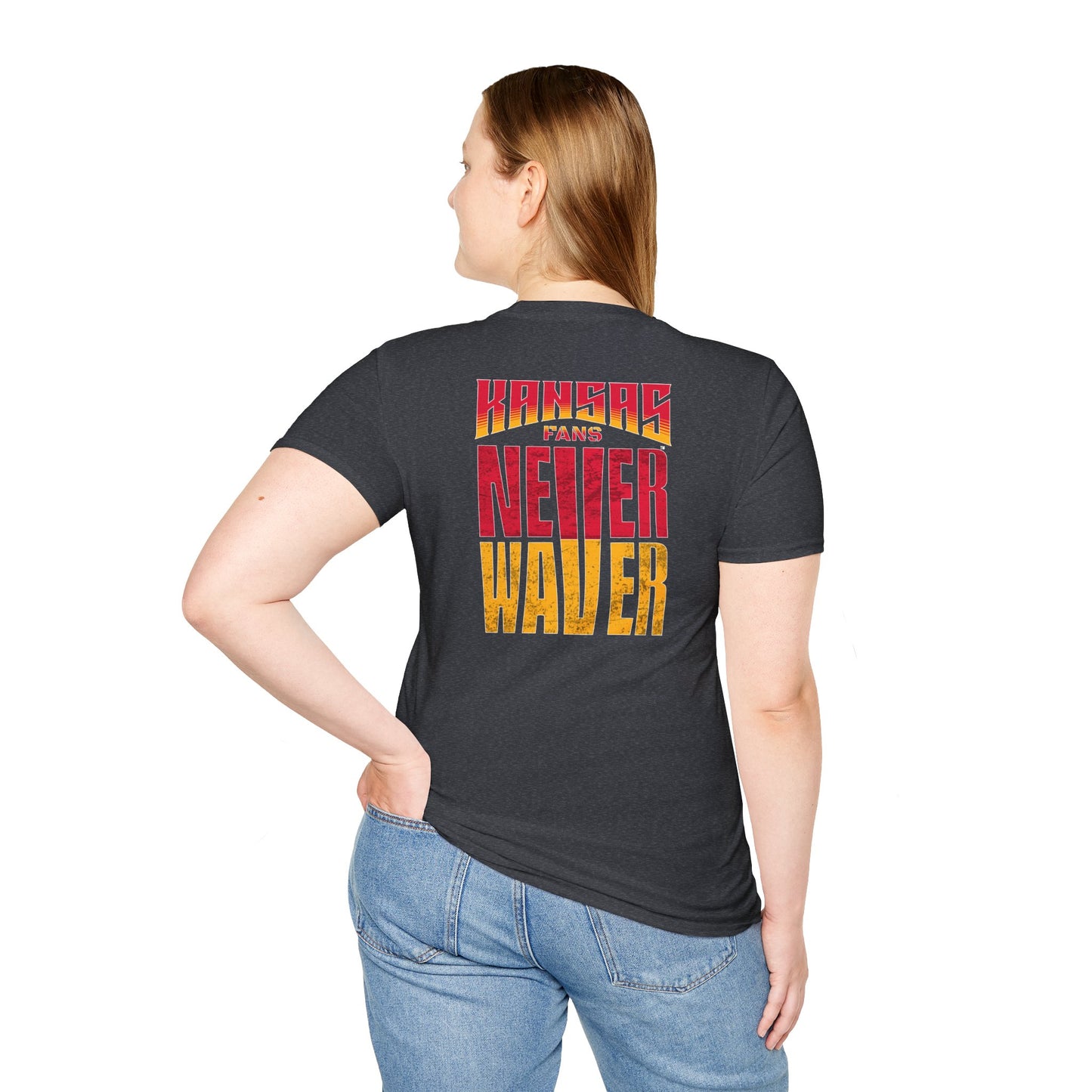 Kansas Fans Never Waver T-Shirt