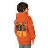 Green Bay Fans Never Waver Youth Heavy Blend Hooded Sweatshirt