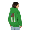 "Never Waver Golf American Flag" Hoodie for Young Golfers
