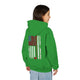 "Never Waver Golf American Flag" Hoodie for Young Golfers by Printify