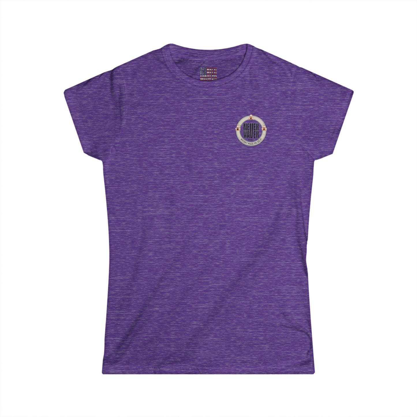 Never Waver Whisky Made me do it? Women's Soft Style Tee