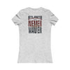 Atlanta Fans Never Waver W-Leopard Football Women's Favorite Tee