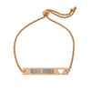 Never Waver Engravable Heart Bar Bracelet — Adjustable Personalized Name Bracelet