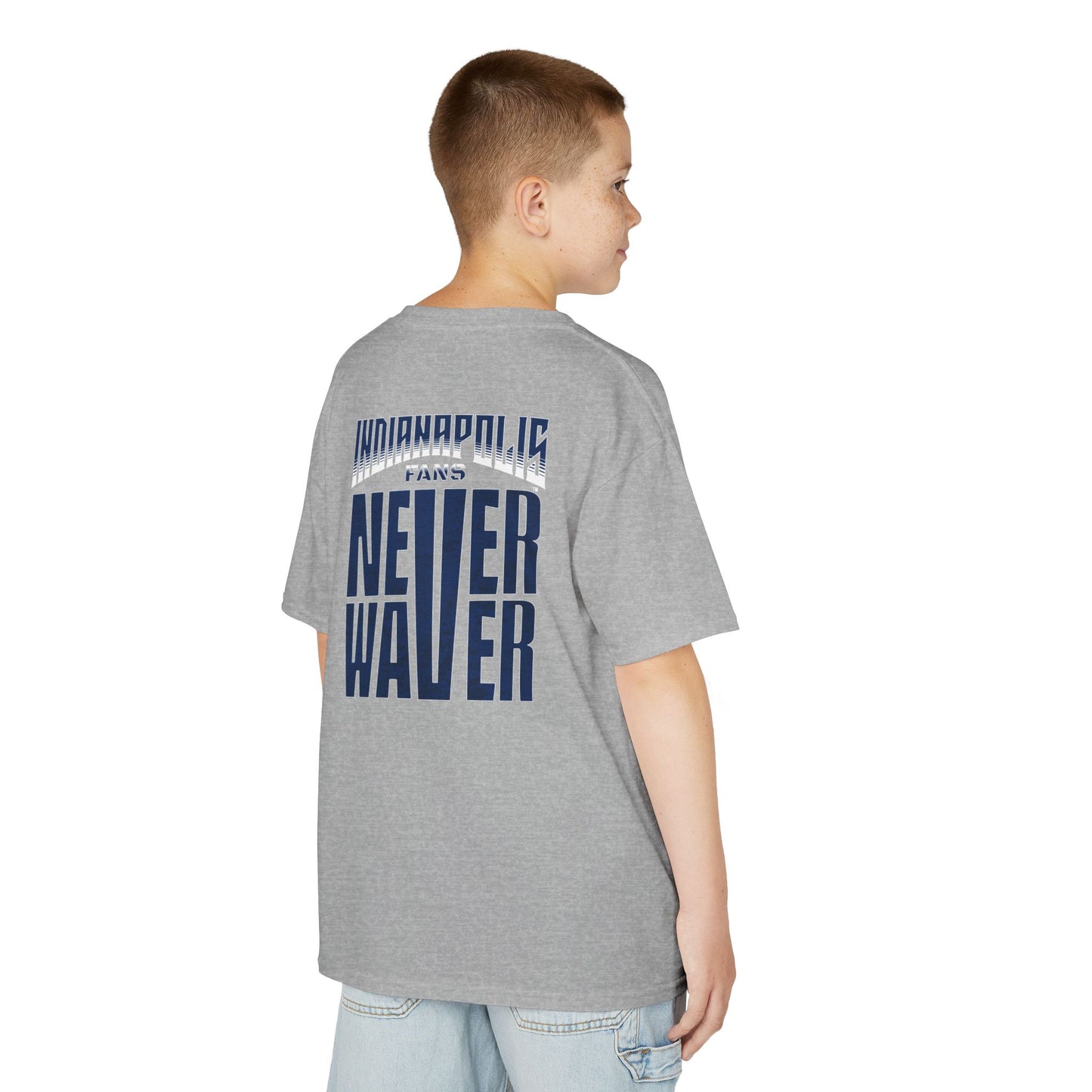 Indianapolis Fans Never Waver Kids Heavy Cotton™ Tee