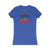 New England Fans Never Waver W-Leopard Football Women's Favorite Tee