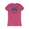 New England Fans Never Waver W-Leopard Football Women's Favorite Tee