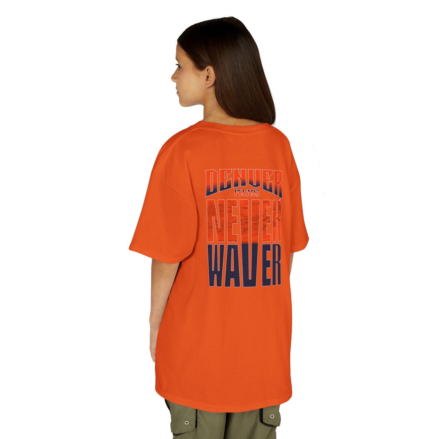 Denver Fans Never Waver Kids Heavy Cotton™ Tee