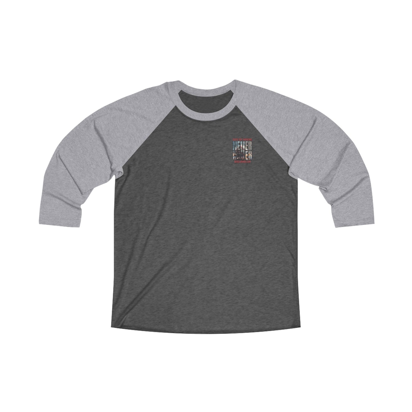 Never Waver Raglan Tee – 'Came Out Swinging' Adventure Baseball Shirt