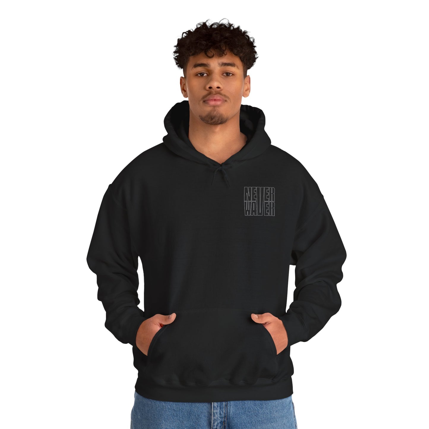 'Never Waver Best Buckin' Dad Ever ' Unisex Heavy Blend™ Hoodie