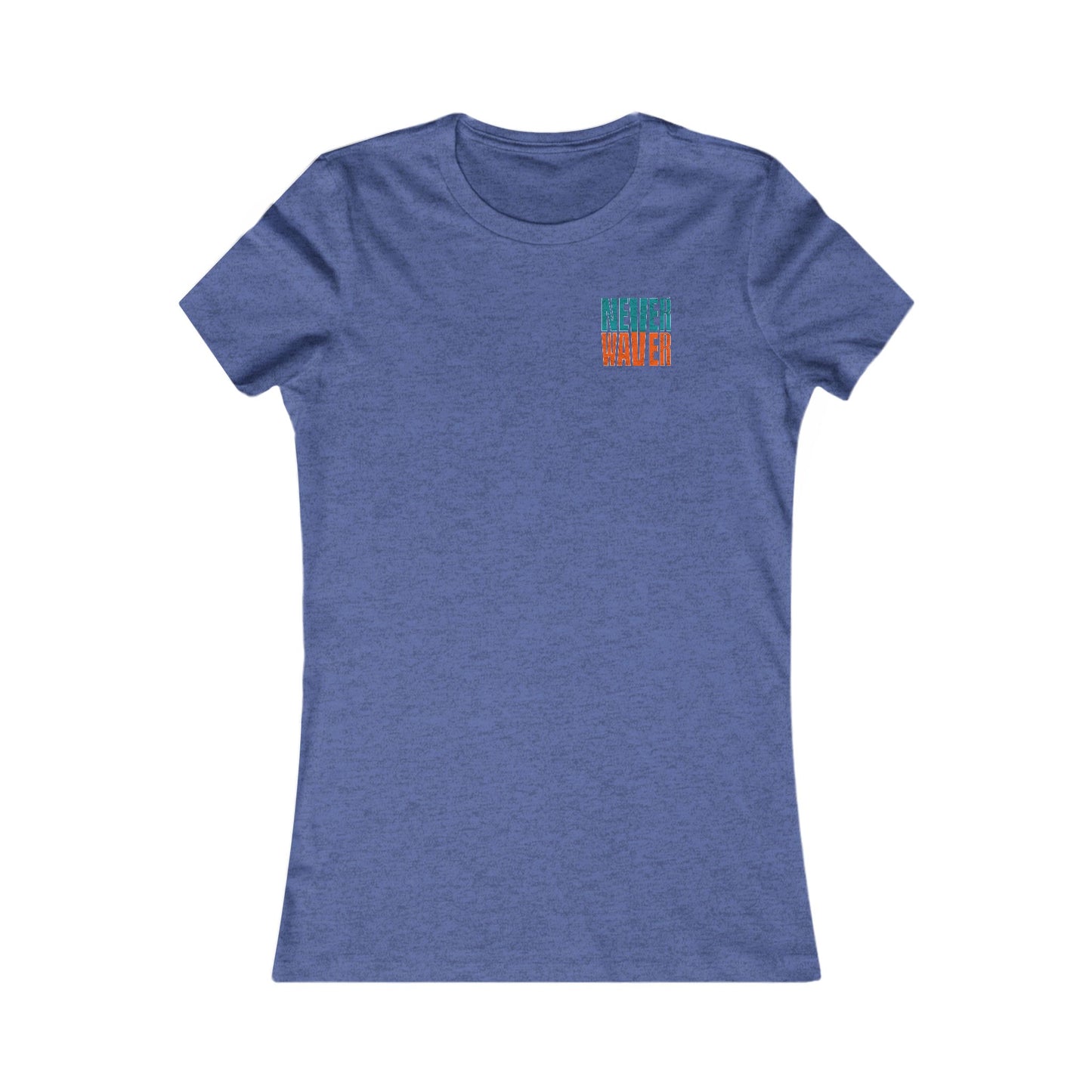 Miami Fans Never Waver W-Leopard Football Women's Favorite Tee