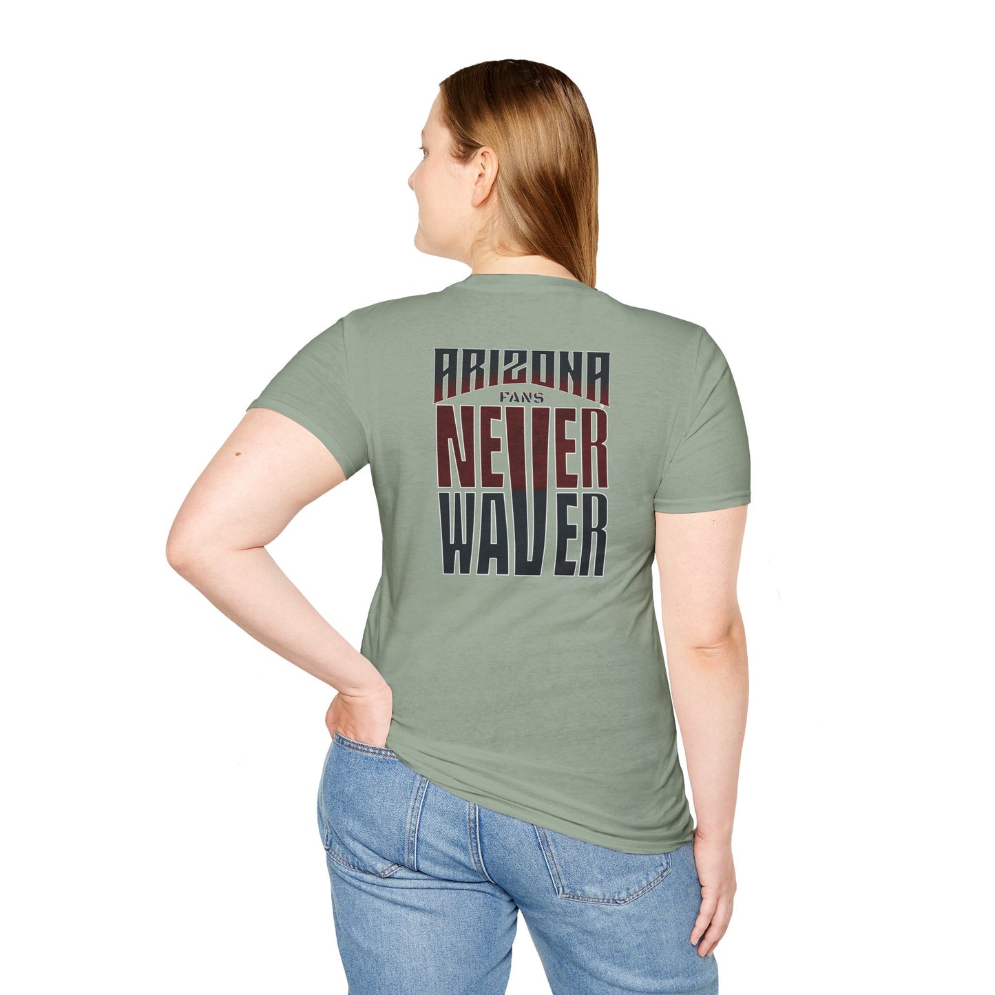 Arizona Fans Never Waver Unisex Softstyle T-Shirt