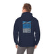'Never Waver Detroit Fans' Inspirational Hoodie for Fans Unisex Heavy Blend™ Hooded Sweatshirt by Printify