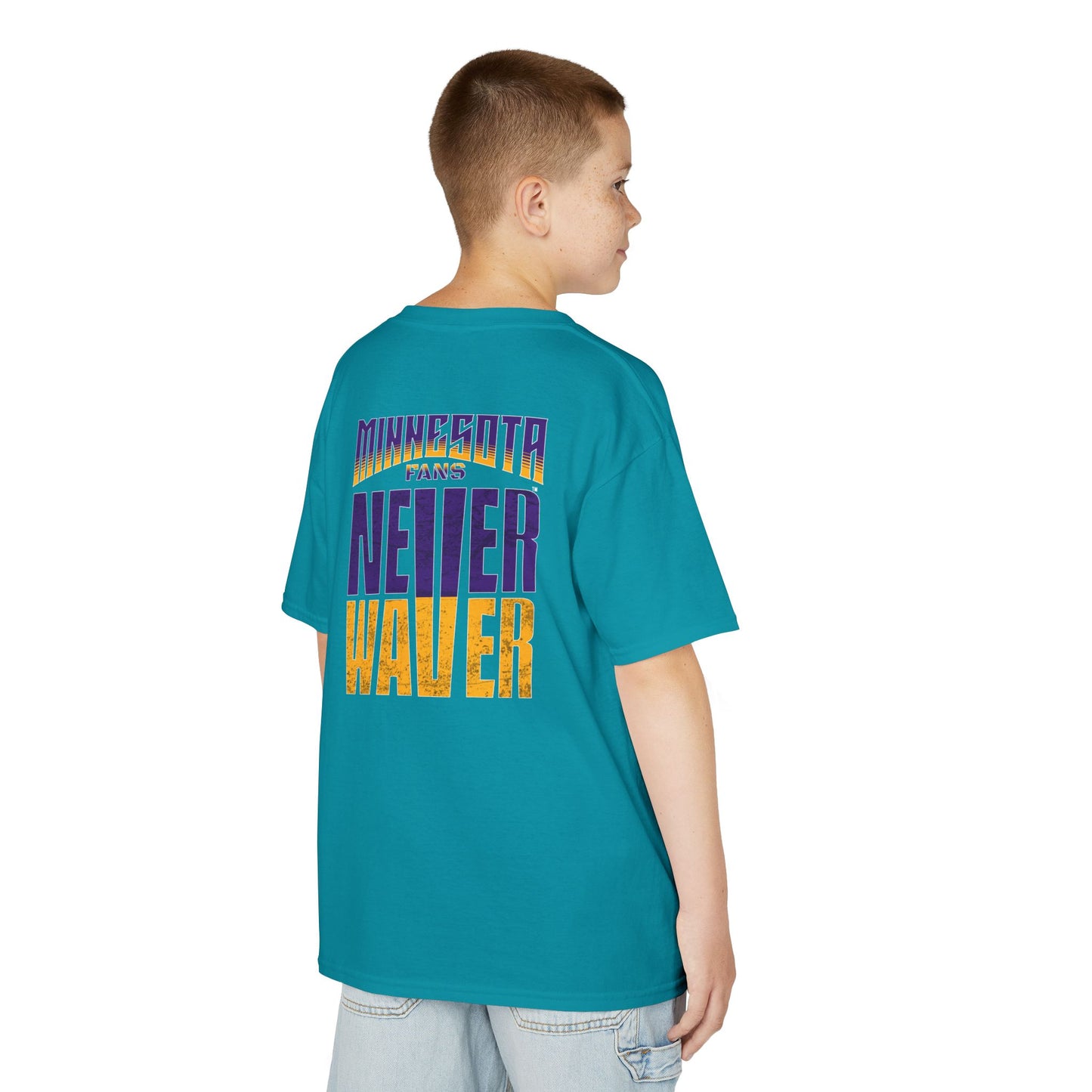 Minnesota Fans Never Waver Kids Heavy Cotton™ Tee