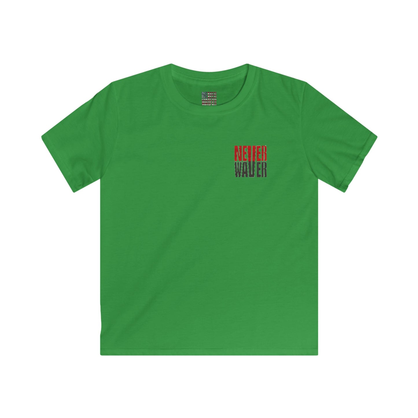 Tampa Bay Fans Never Waver Kids Softstyle Tee