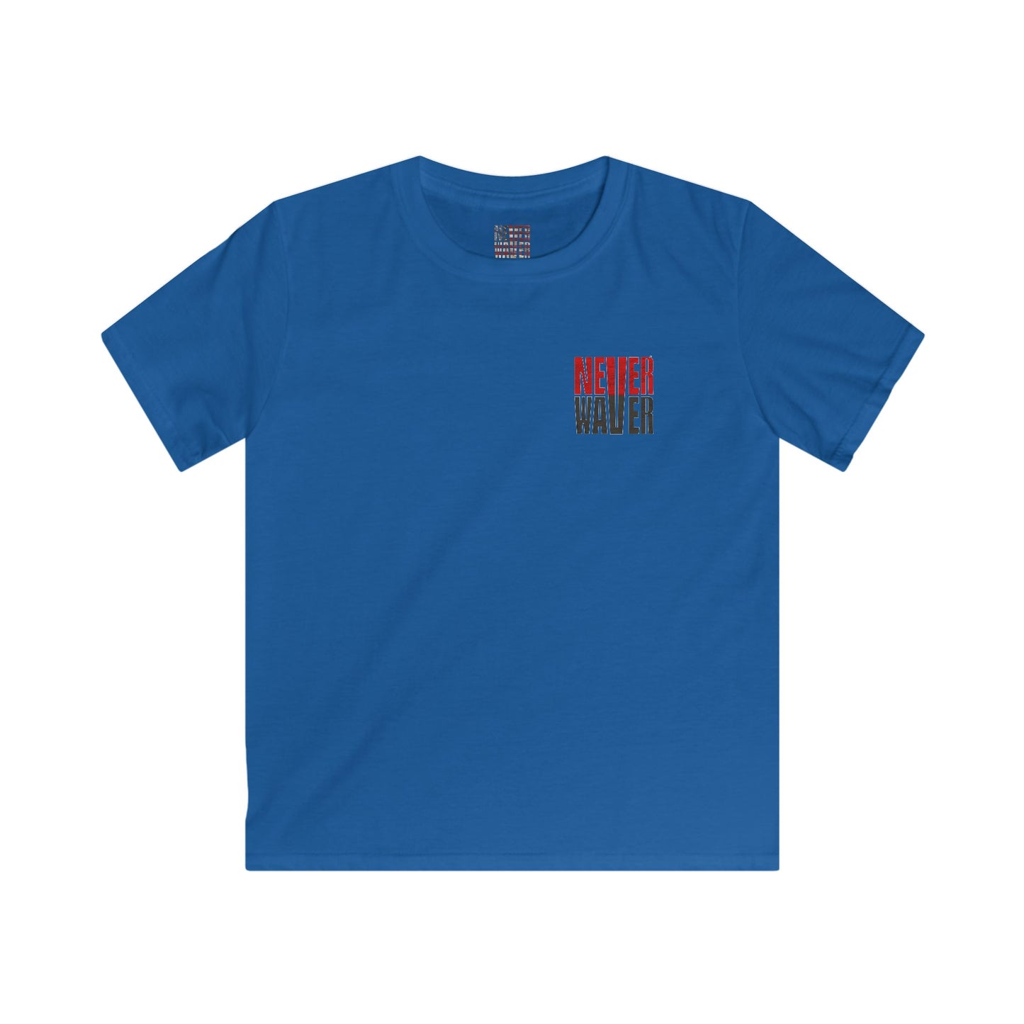 Tampa Bay Fans Never Waver Kids Softstyle Tee
