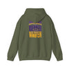 Minnesota Fans Never Waver w Leopard Football Unisex Heavy Blend™ Hoodie