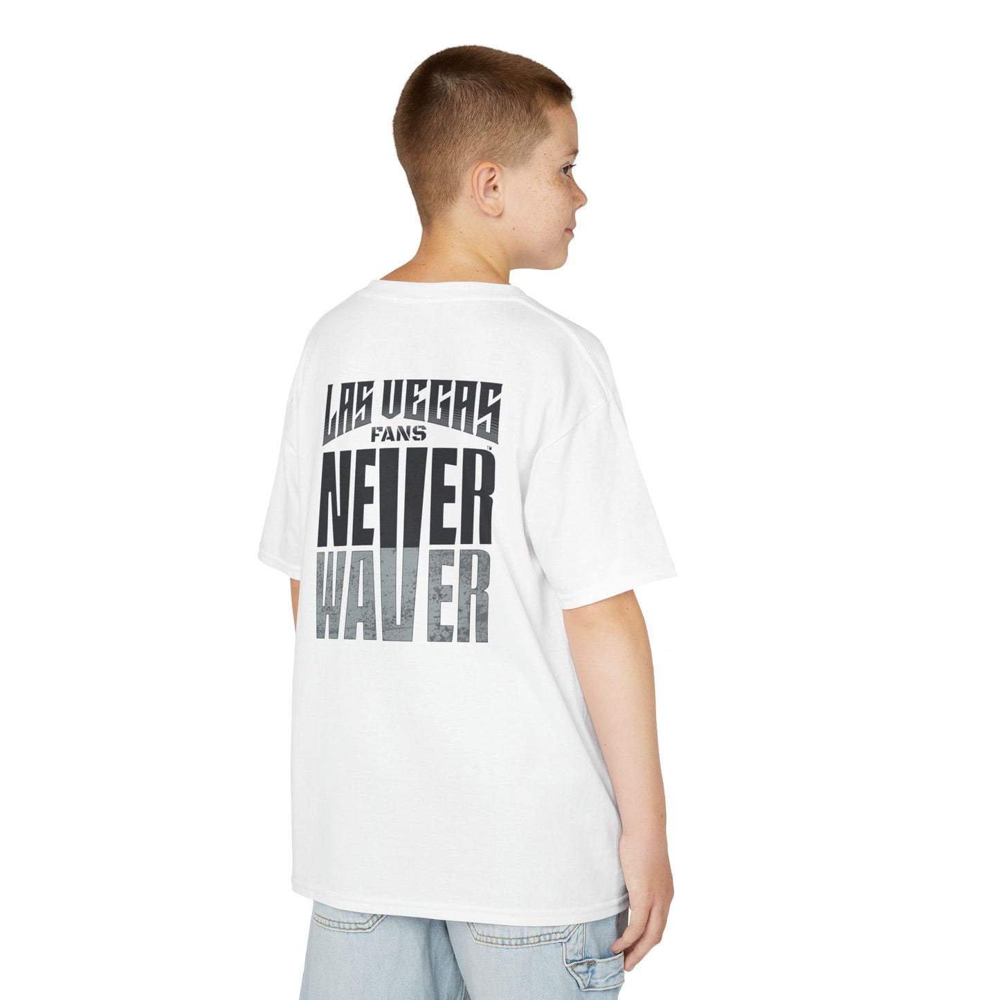Las Vegas Fans Never Waver Kids Heavy Cotton™ Tee