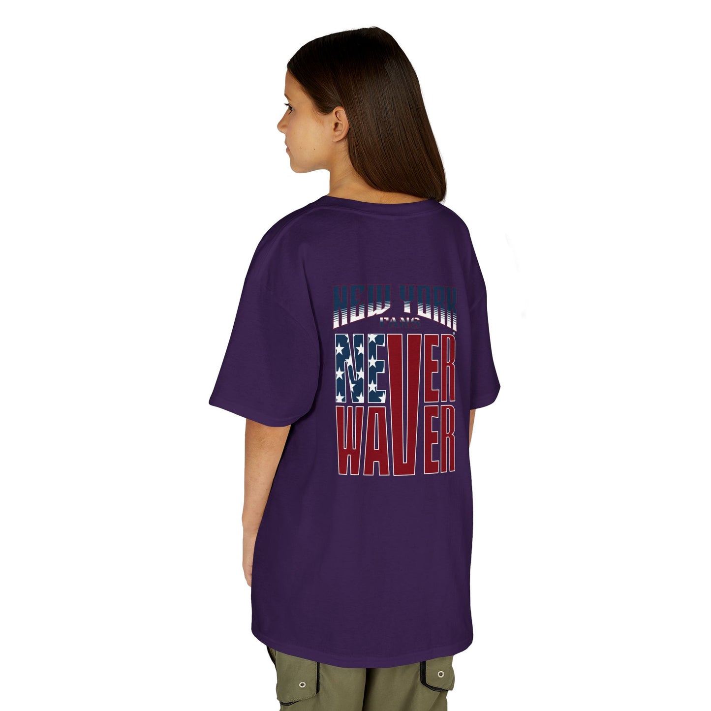 New York Fans Never Waver Kids Heavy Cotton™ Tee