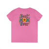 Best Mom Ever V-Neck T-Shirt | Perfect Gift for Mother's Day | Casual Everyday Wear