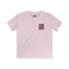 Never Waver Stylized Flag Design Kids Softstyle Tee