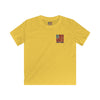 Never Waver Stylized Flag Design Kids Softstyle Tee