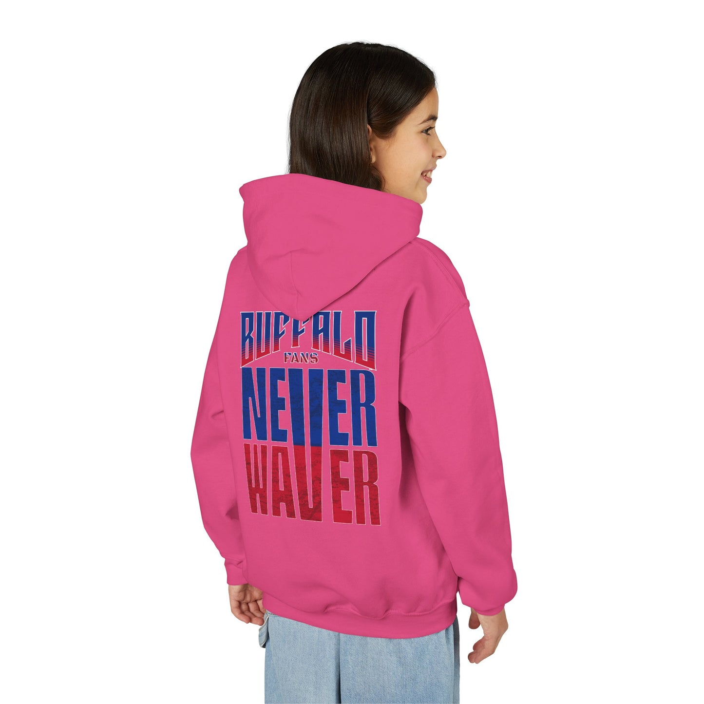 Buffalo Fans Never Waver Youth Sweatshirt / Hoodie