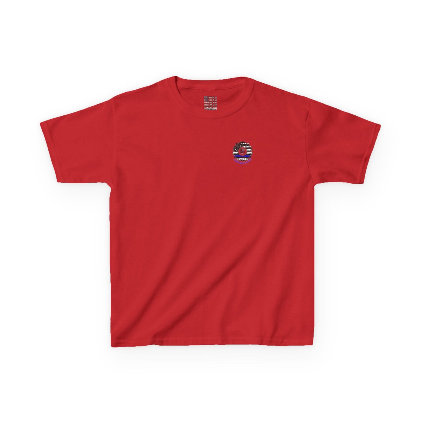 Never Waver Always Back The Blue   Kids Heavy Cotton™ Tee