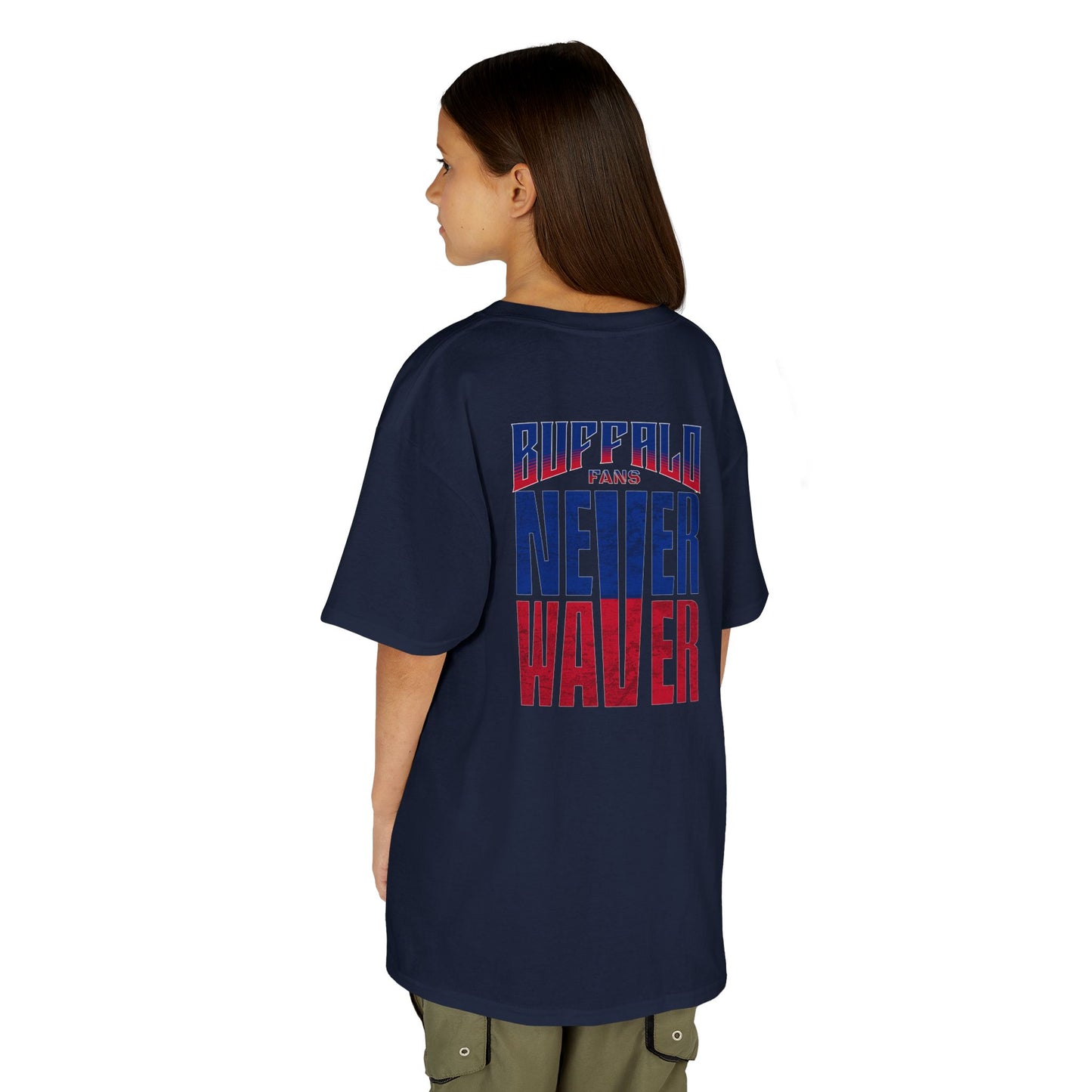Buffalo Fans Never Waver Kids Heavy Cotton™ Tee