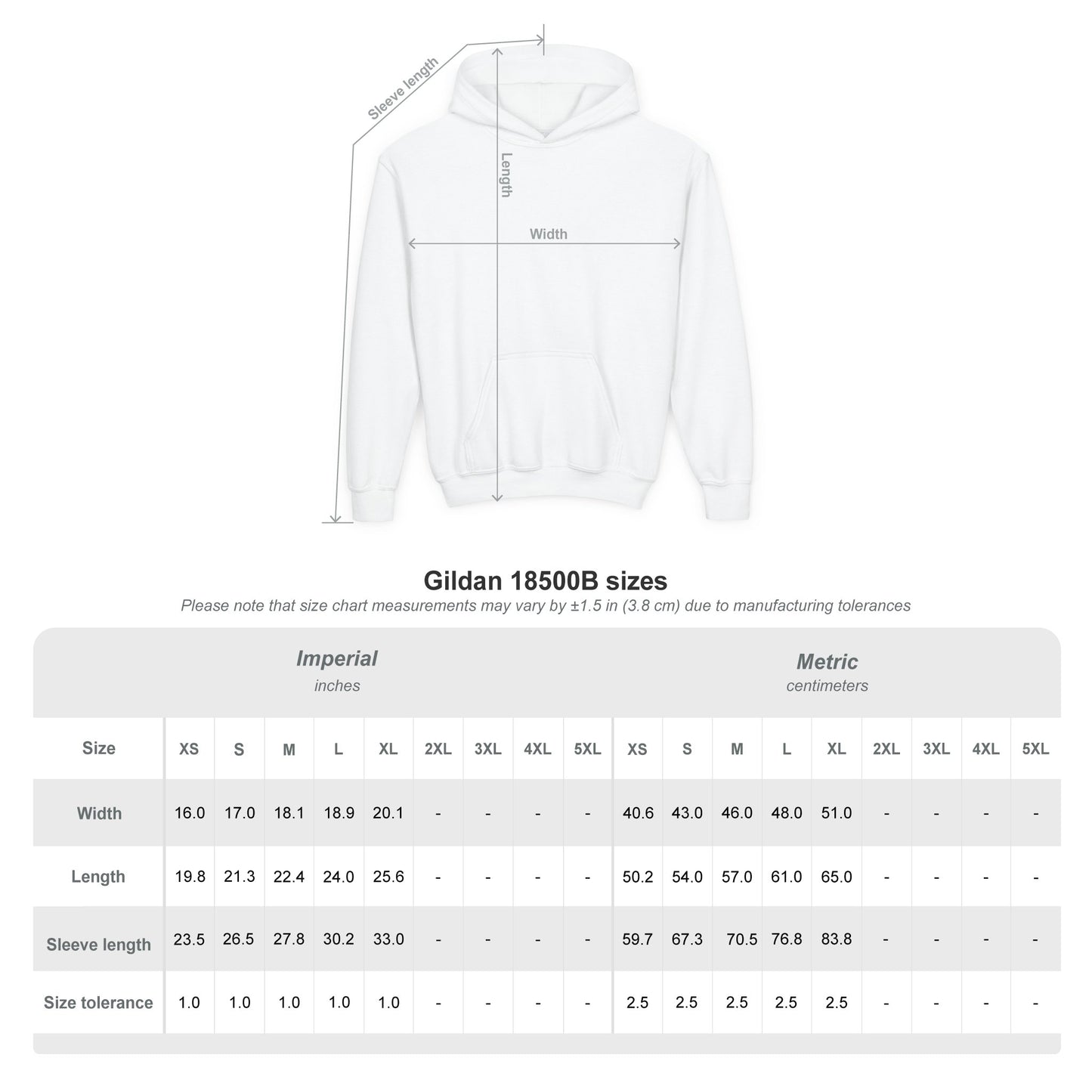 Cleveland Fans Never Waver Youth Heavy Blend Hooded Sweatshirt