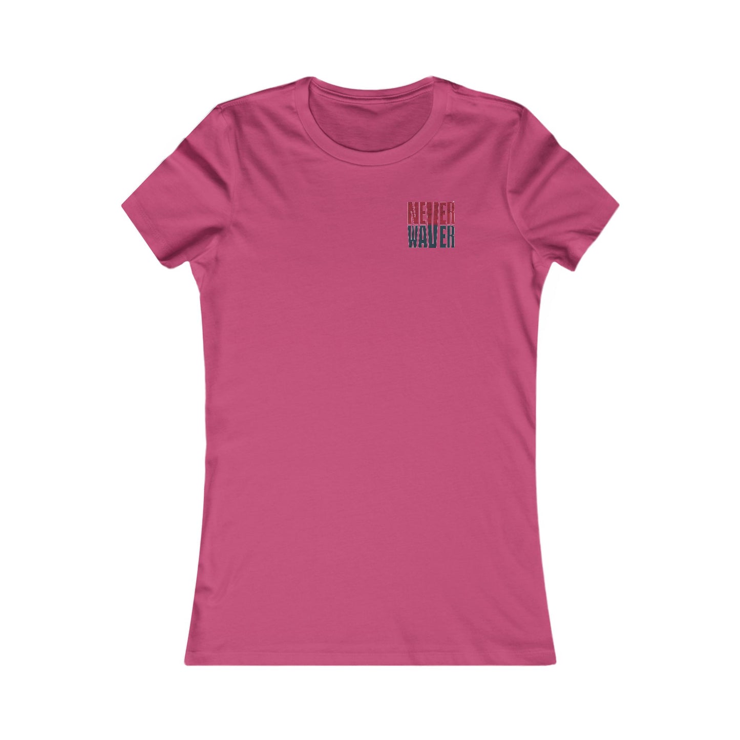 Houston Fans Never Waver W-Leopard Football Women's Favorite Tee