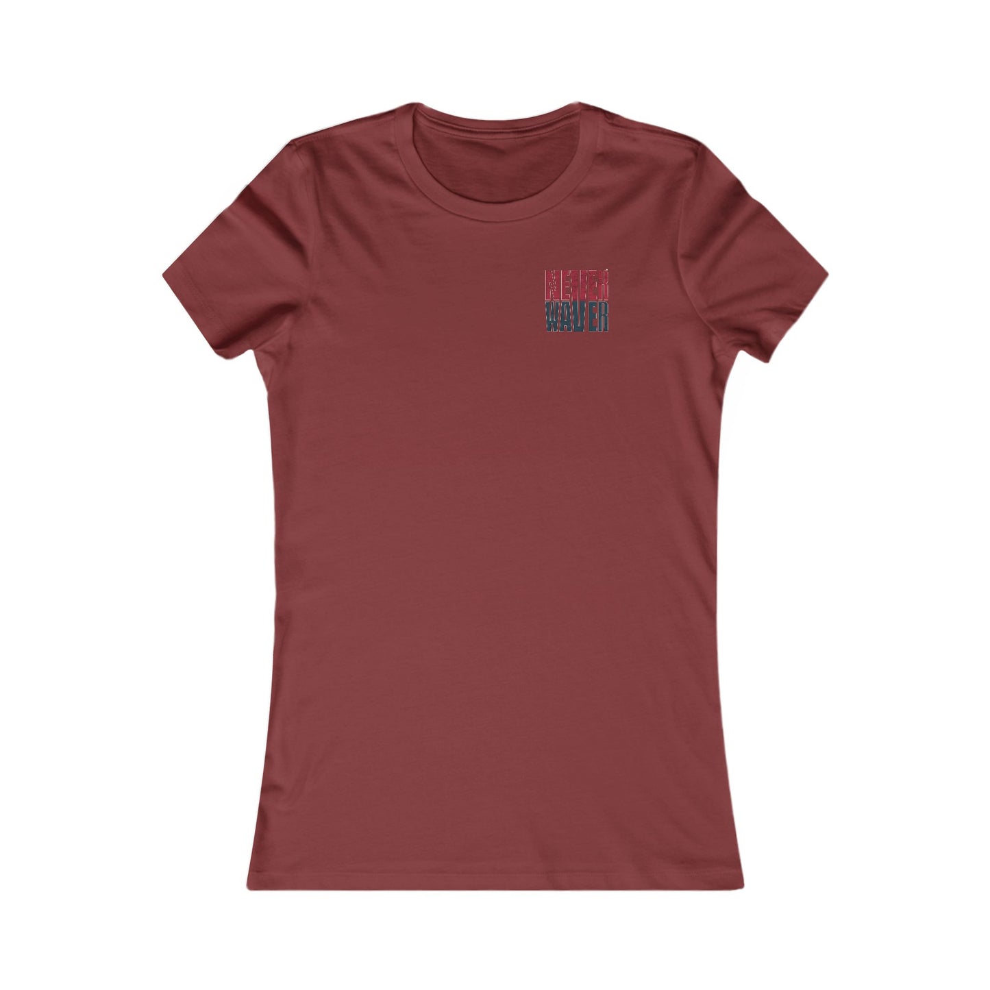 Houston Fans Never Waver W-Leopard Football Women's Favorite Tee