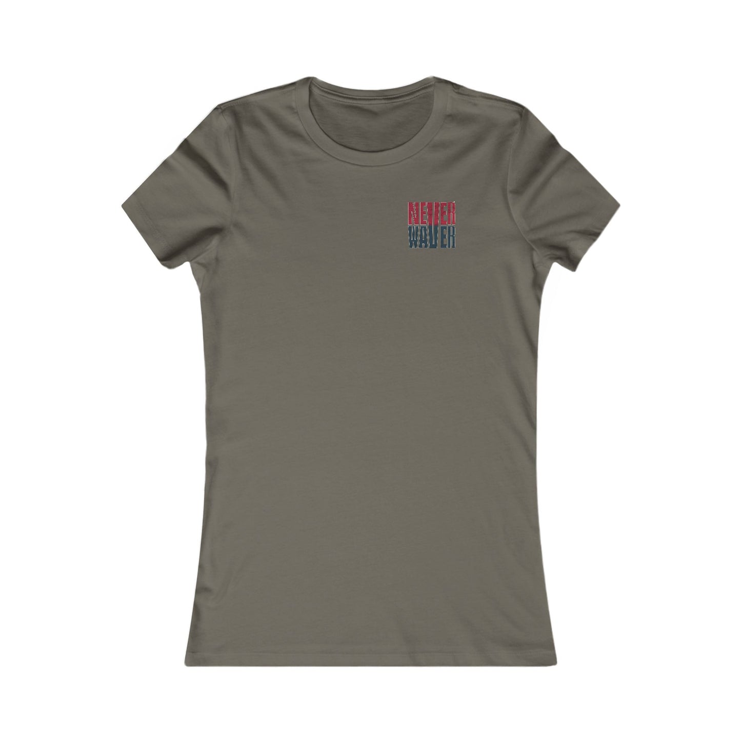 Houston Fans Never Waver W-Leopard Football Women's Favorite Tee