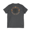 Never Waver Beer Is cheaper Than Therapy Unisex V-Neck Tee - Motivational Graphic Shirt