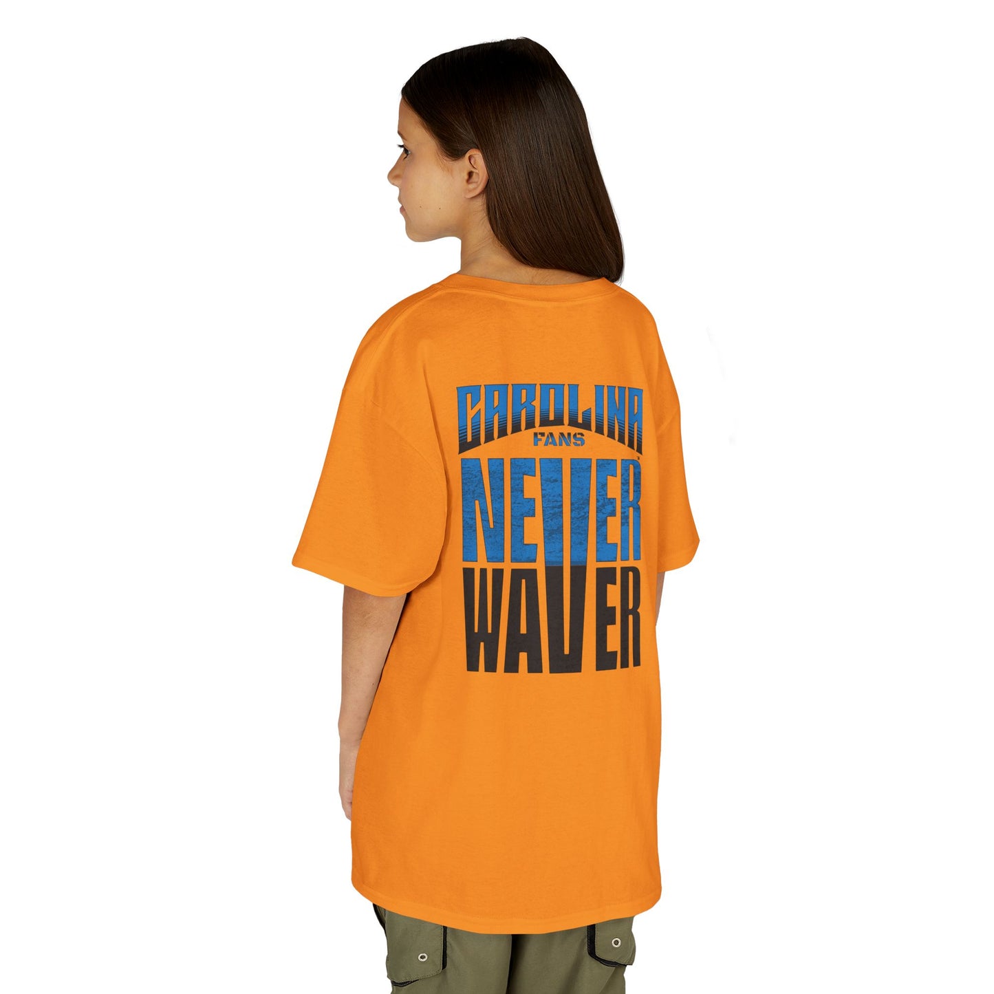 Carolina Fans Never Waver Kids Heavy Cotton™ Tee