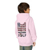 Youth Golf Hoodie - "Never Waver Golf" Sweatshirt for Young Golfers