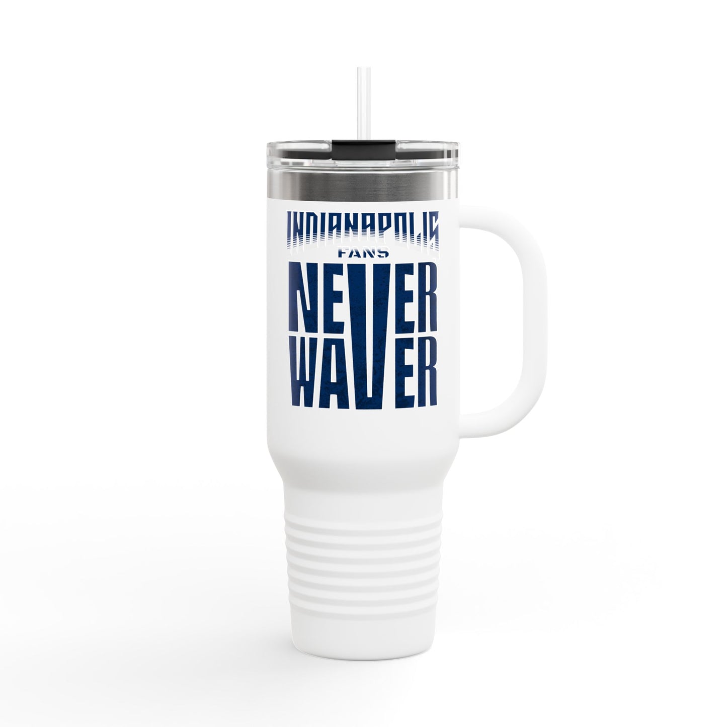 Indianapolis Fans Never Waver Insulated Travel Mug, 40oz