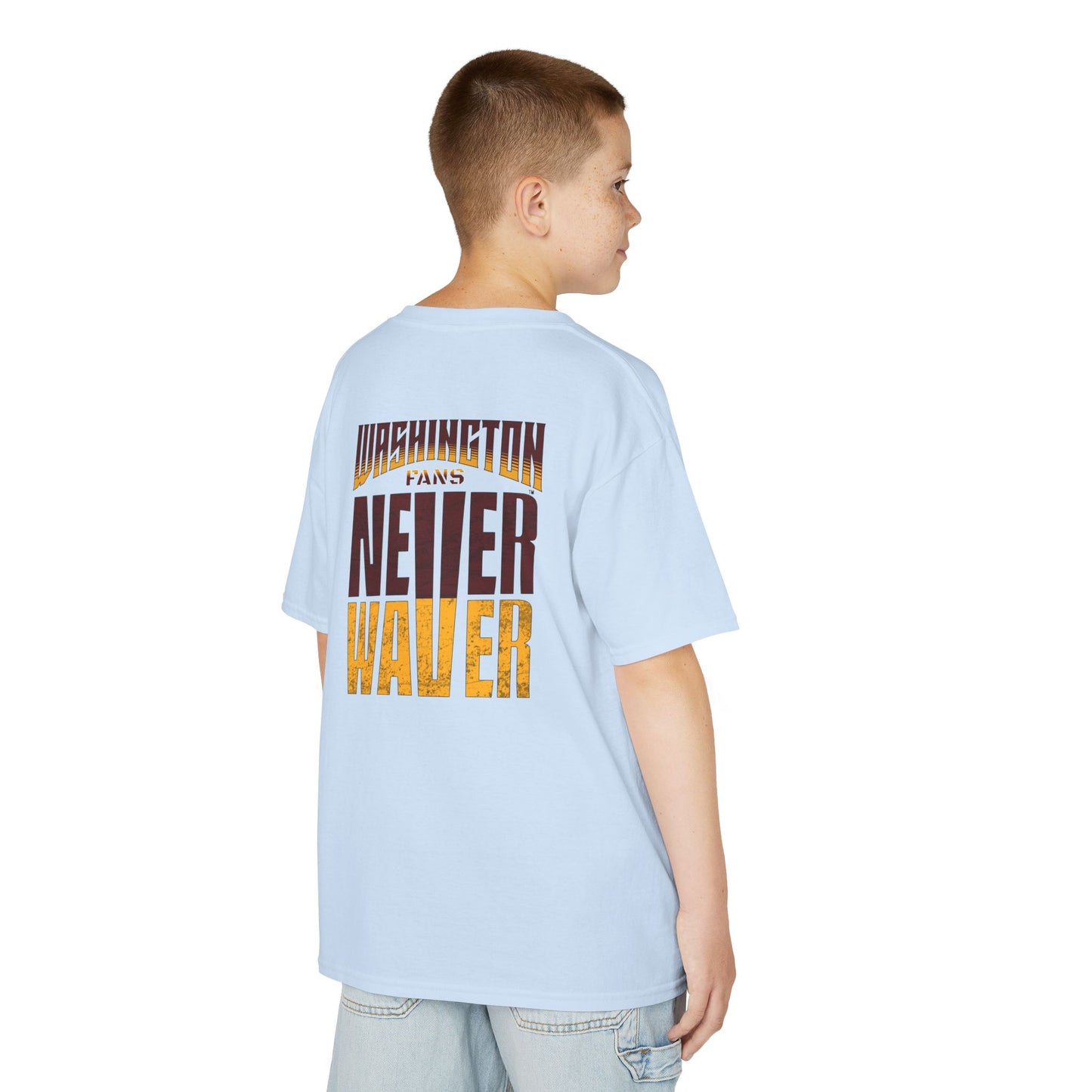 Washington Fans Never Waver Kids Heavy Cotton™ Tee