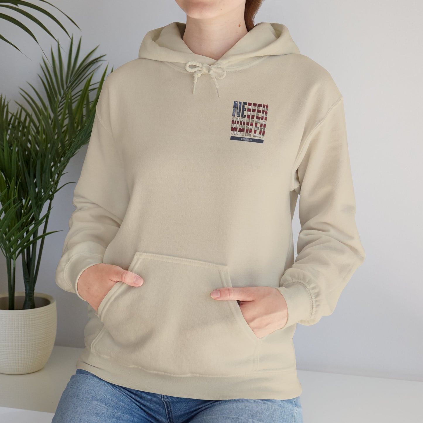 Respect Is Earned Never Waver It's Not Given Hoodie - Unisex Heavy Blend™ with Inspirational Design