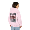 Atlanta Fans Never Waver Youth Heavy Blend Hooded Sweatshirt