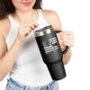 Insulated Travel Mug — "Never Waver Best Buckin' Dad Ever" 40oz