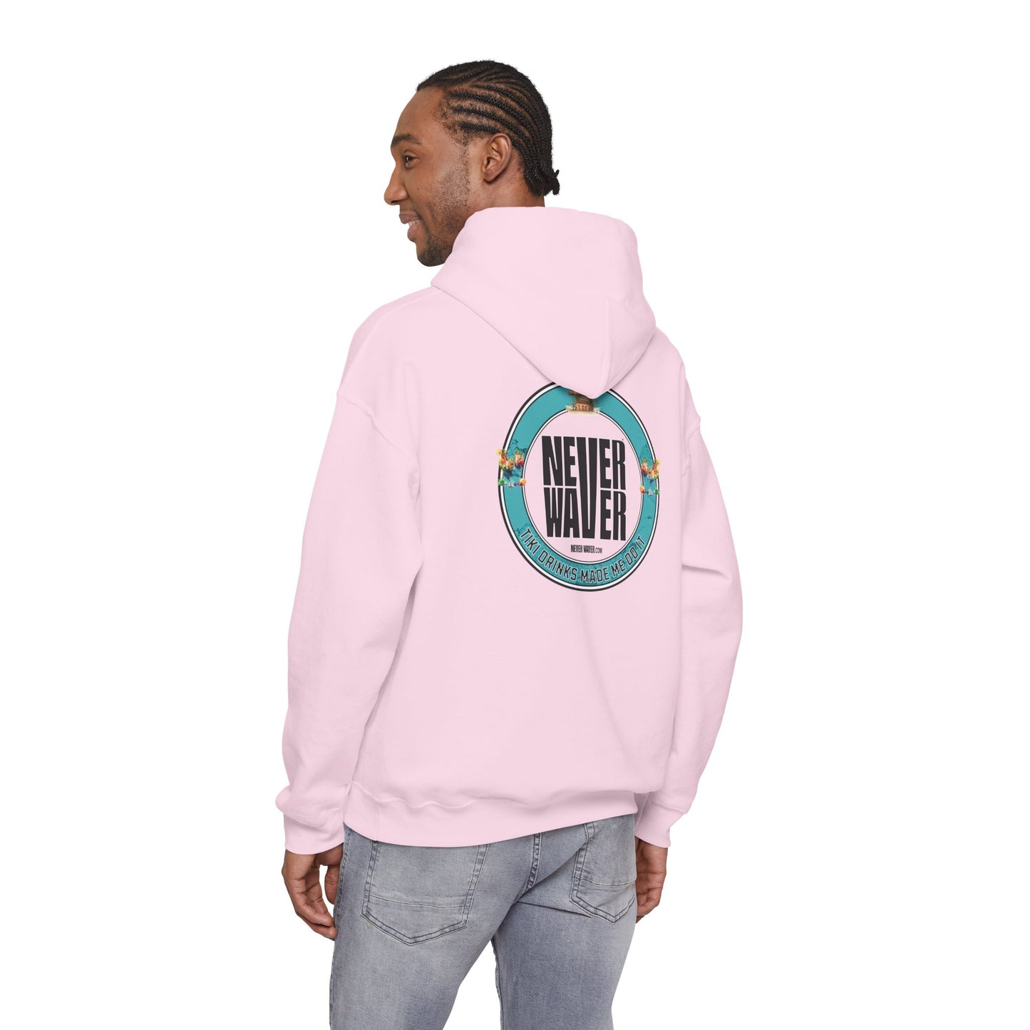 "Never Waver Tiki Drinks Made Me Do It? " Eco-Friendly Unisex Hoodie