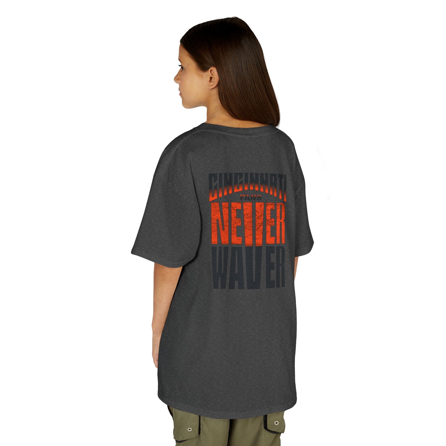 Cincinnati Fans Never Waver Kids Heavy Cotton™ Tee
