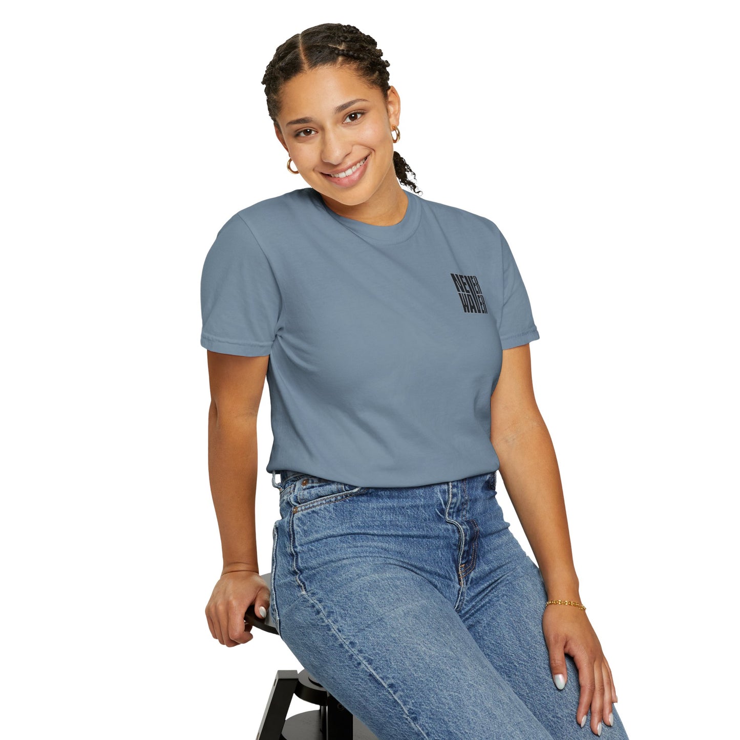 'Never Waver Mamacita Needs a Margarita' Design Unisex Garment-Dyed T-Shirt